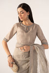 Embellished Chiffon Saree