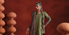 3 Piece Embroidered Raw Silk Suit
