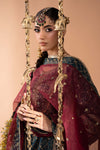 3 Piece Embroidered Raw Silk Suit