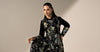 3 Piece Embroidered Velvet Suit