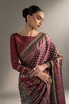 Embroidered Silk Saree