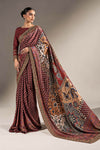 Embroidered Silk Saree