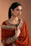 3 Piece Embroidered Bemberg Raw Silk Suit