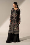 3 Piece Embroidered Tassel Silk Suit