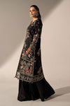 3 Piece Embroidered Tassel Silk Suit