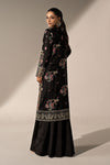 3 Piece Embroidered Tassel Silk Suit