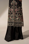3 Piece Embroidered Tassel Silk Suit