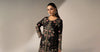 3 Piece Embroidered Tassel Silk Suit