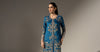 3 Piece Embroidered Tassel Silk Suit