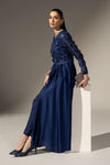 3 Piece Embellished Charmeuse Suit