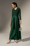 3 Piece Embellished Charmeuse Suit