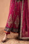 3 Piece Embroidered Net Suit