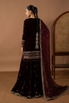 3 Piece Embroidered Velvet Suit