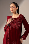 3 Piece Embroidered Velvet Suit