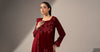 3 Piece Embroidered Velvet Suit
