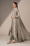 3 Piece Embroidered Organza Suit