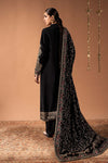 3 Piece Embroidered Raw Silk Suit