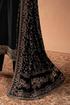 3 Piece Embroidered Raw Silk Suit