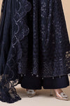 3 Piece Embroidered Chiffon Suit