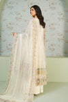 3 Piece Embroidered Organza Suit