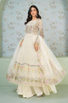 3 Piece Embroidered Organza Suit