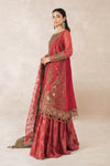 3 Piece Embroidered Organza Suit