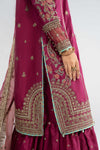 3 Piece Embroidered Raw Silk Suit
