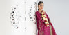 3 Piece Embroidered Raw Silk Suit