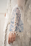 3 Piece Embroidered Organza Suit
