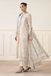 3 Piece Embroidered Organza Suit