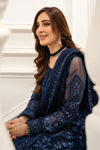 3 Piece Embroidered Chiffon Suit