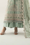 3 Piece Embroidered Organza Suit