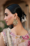 2 Piece Embroidered Textured Silk Suit