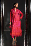 3 Piece Embroidered Tissue Silk Suit