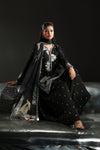3 Piece Embroidered Charmeuse Suit