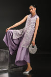 3 Piece Embroidered Organza Suit