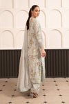 3 Piece Embroidered Raw Silk Suit