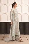 3 Piece Embroidered Raw Silk Suit