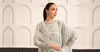 3 Piece Embroidered Raw Silk Suit