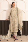 3 Piece Embroidered Raw Silk Suit