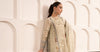 3 Piece Embroidered Raw Silk Suit