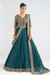 3 Piece Embroidered Raw Silk Suit