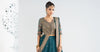 3 Piece Embroidered Raw Silk Suit