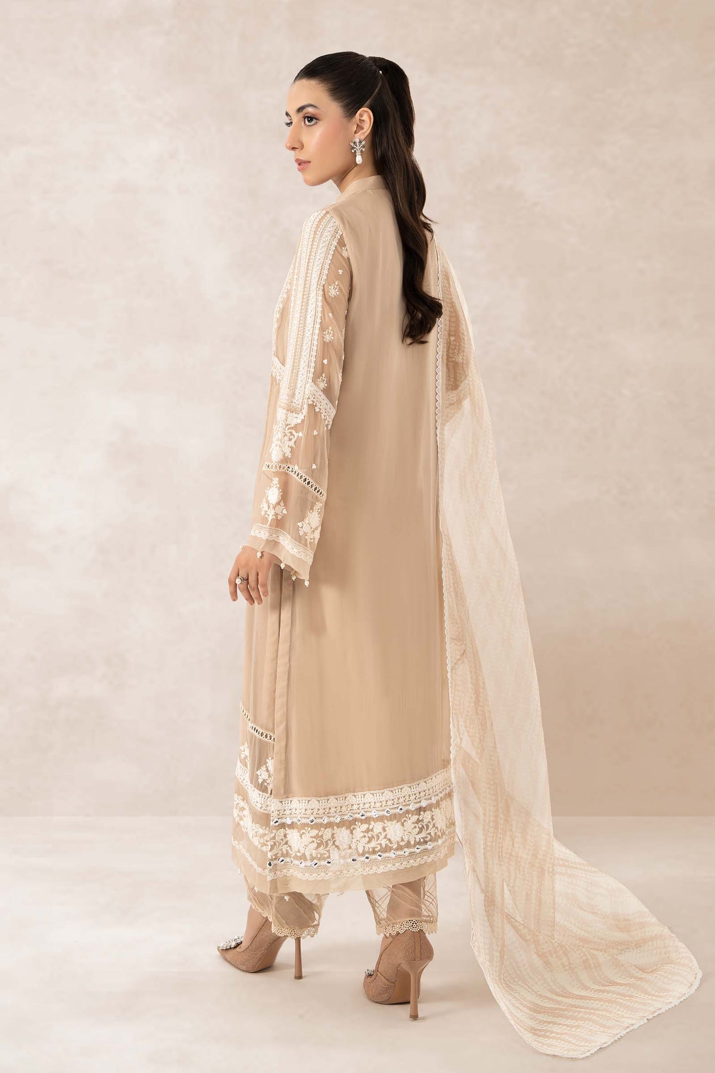 3 Piece Embroidered Suit
