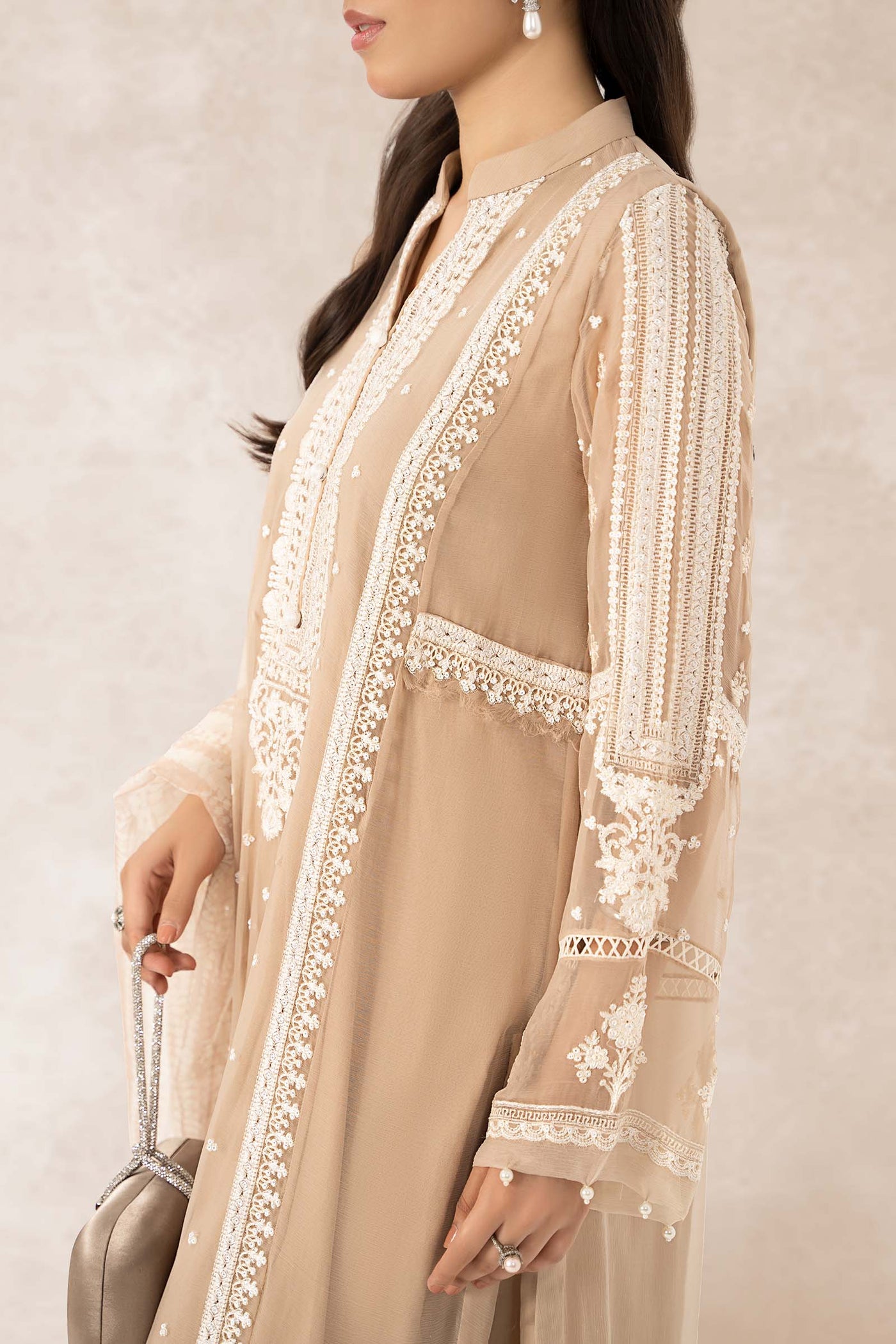 3 Piece Embroidered Suit