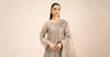 3 Piece Embroidered Organza Suit