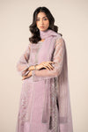 3 Piece Embroidered Organza Suit