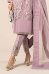 3 Piece Embroidered Organza Suit