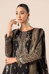 3 Piece Embroidered Organza Suit