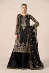 3 Piece Embroidered Organza Suit